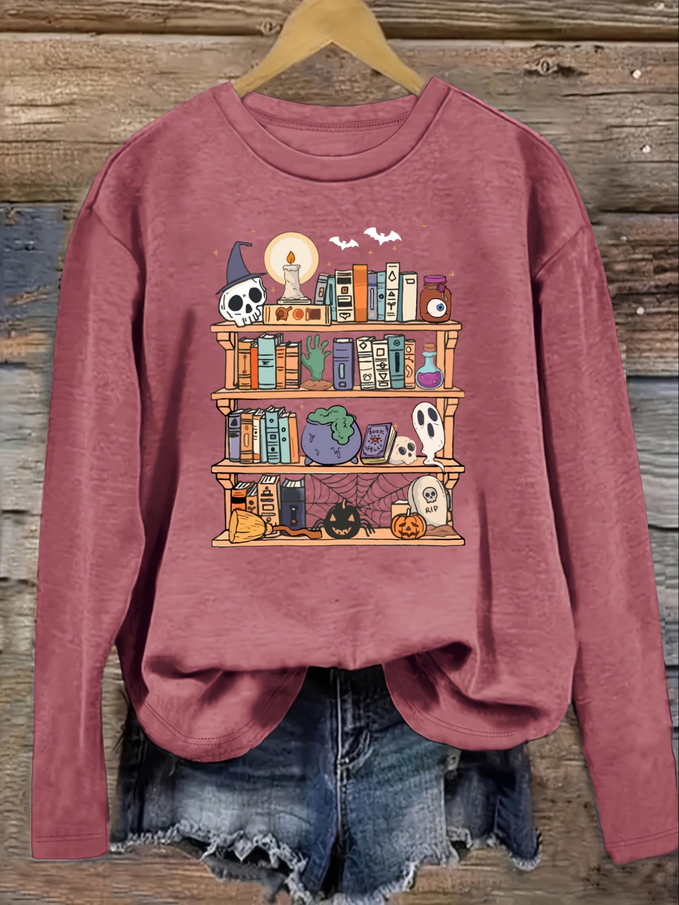 Women's Casual Long Sleeve Cre - огляд і ціна Costumes