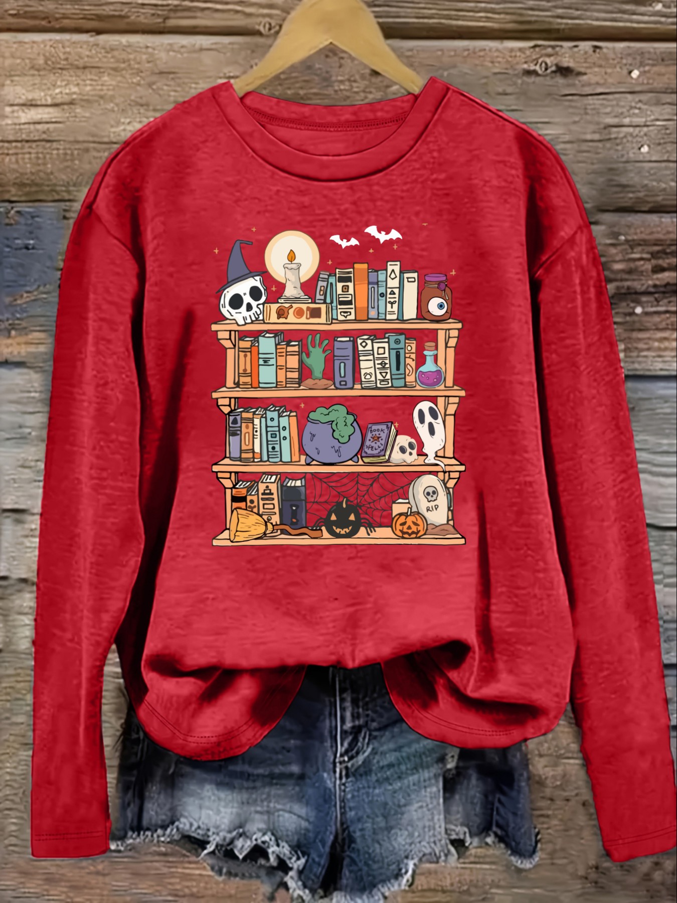 Women's Casual Long Sleeve Cre - огляд і ціна Costumes