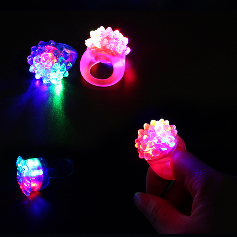 20/30/50pcs Glowing Rings LED  - огляд і ціна Glow In The Dark Party Glasses