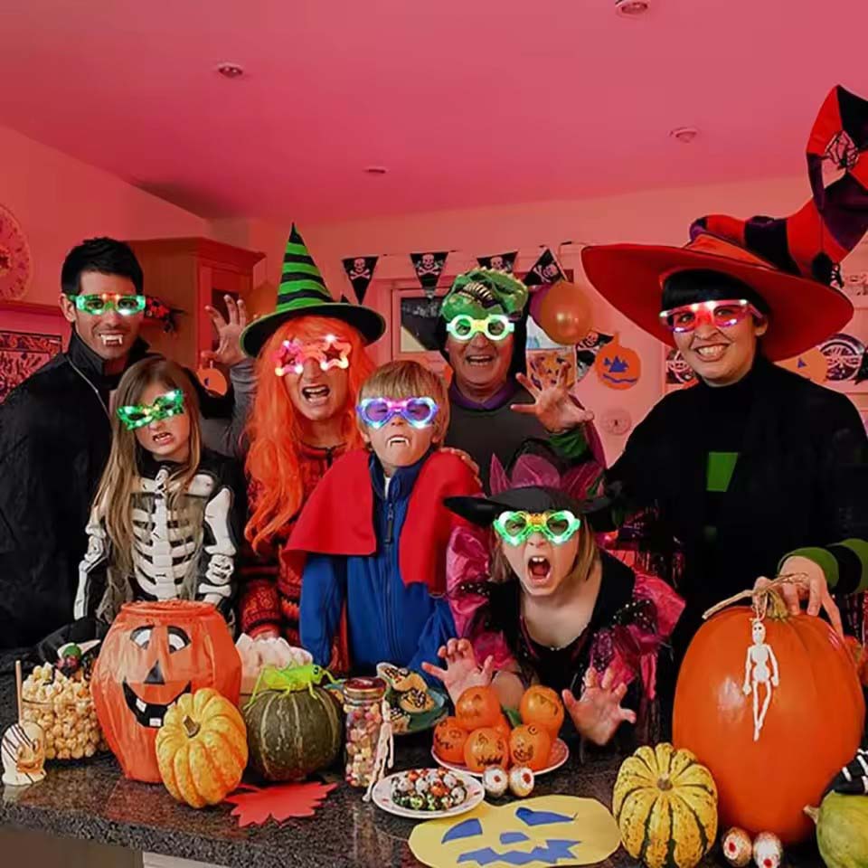 10/20/30/40/50 Pcs LED Light U - огляд і ціна Glow In The Dark Party Glasses