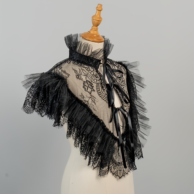 Gothic Style Lace Tulle False  - огляд і ціна Costumes