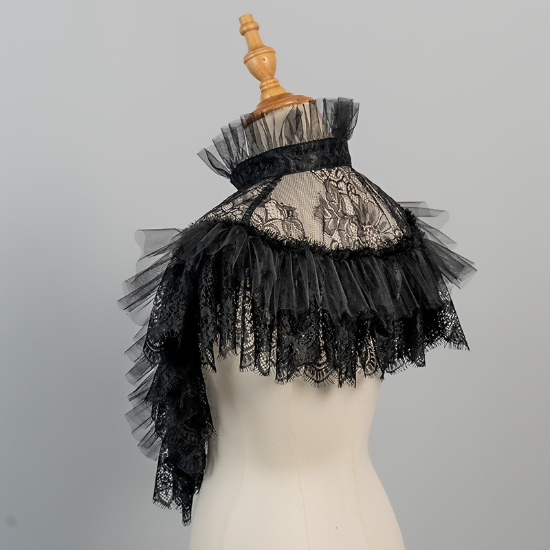 Gothic Style Lace Tulle False  - огляд і ціна Costumes