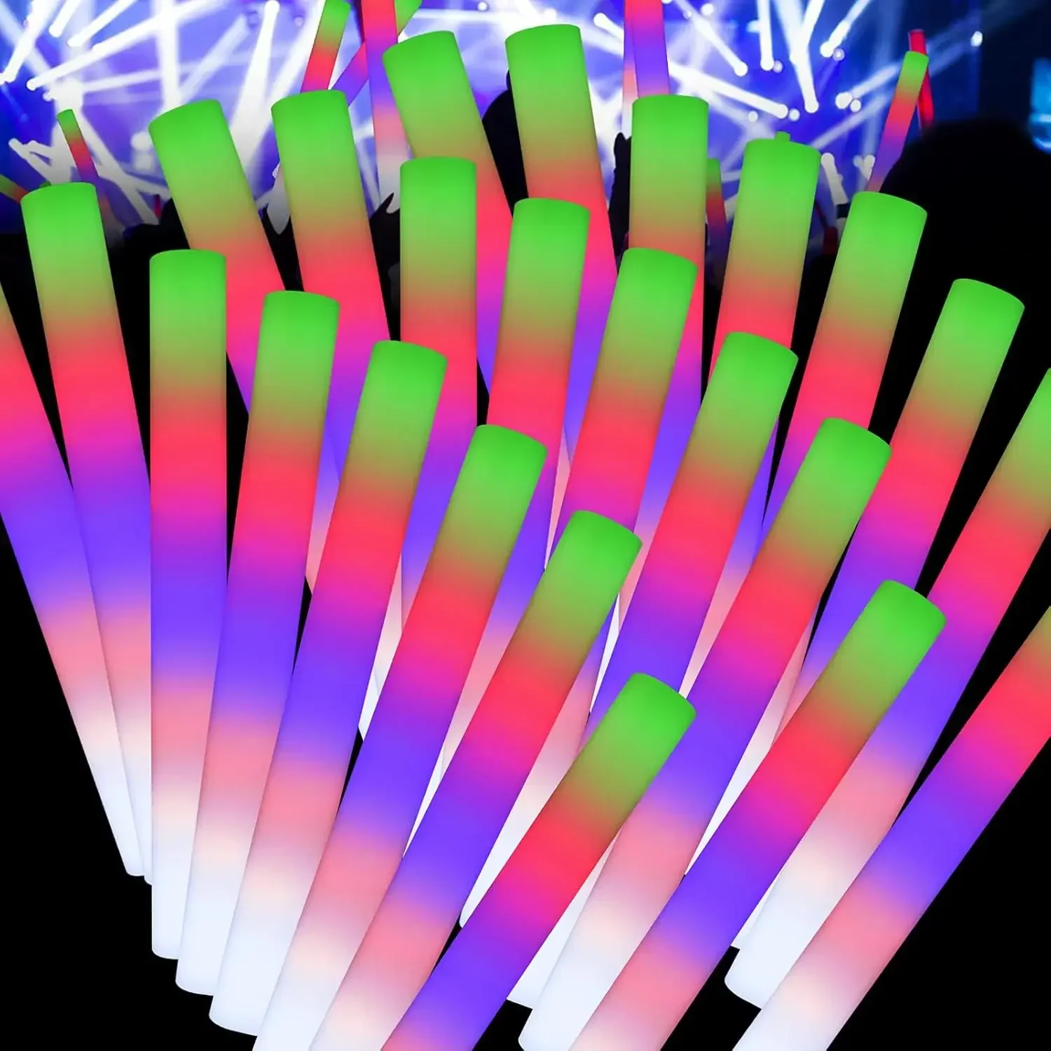 2Z-50PCS Led Foam Glow Sticks  - огляд і ціна Flashing Led Foam Sticks Party