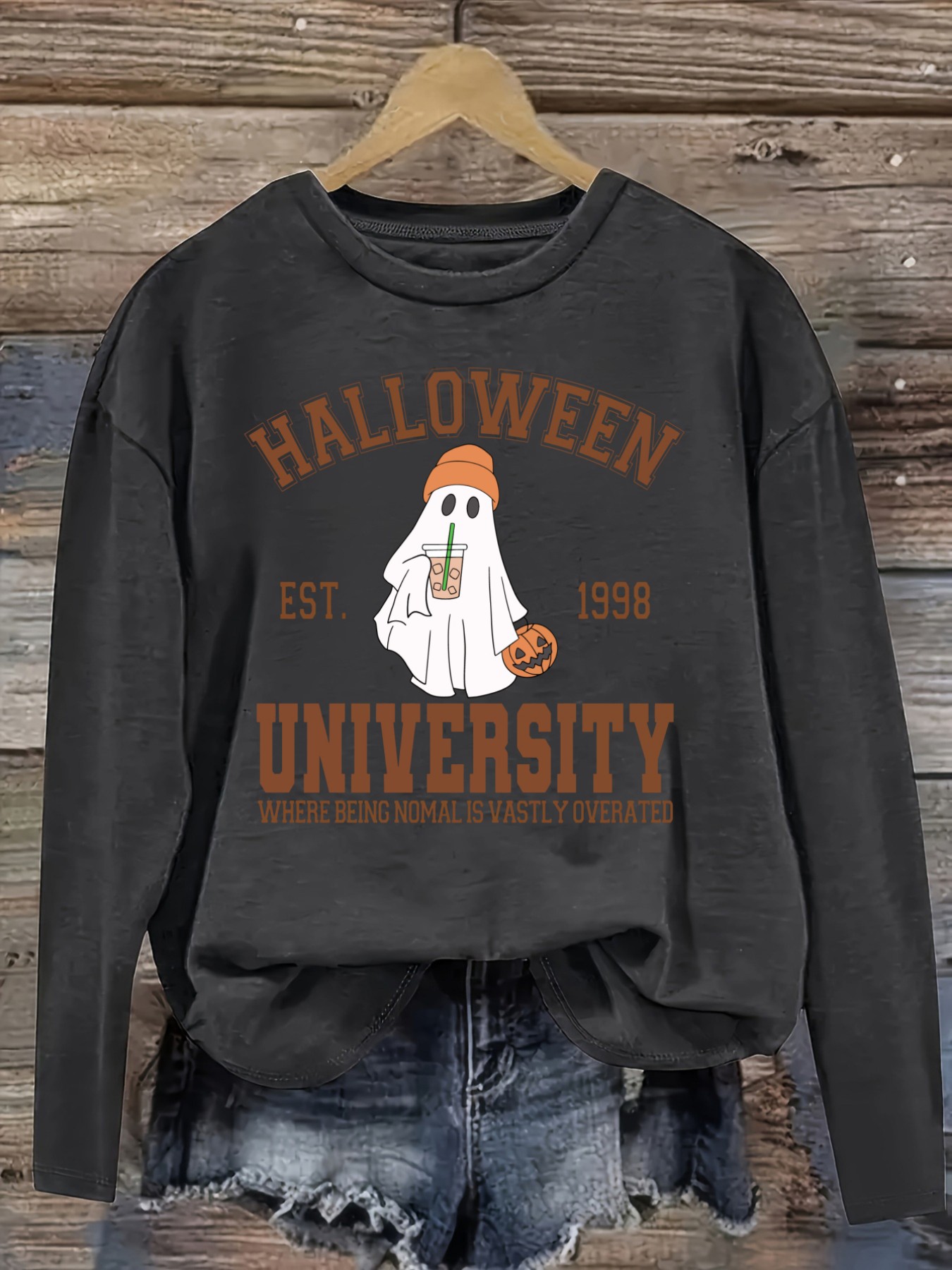Women's Casual Long Sleeve Cre - огляд і ціна Costumes