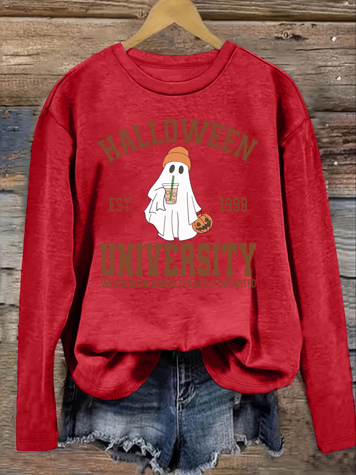 Women's Casual Long Sleeve Cre - огляд і ціна Costumes