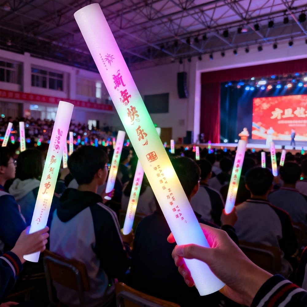 Atmosphere Props Colorful Spon - огляд і ціна Flashing Led Foam Sticks Party