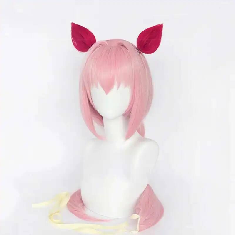 Uma Musume Haru Urara Cosplay  - огляд і ціна Anime Cosplay Wig Heat Resistant