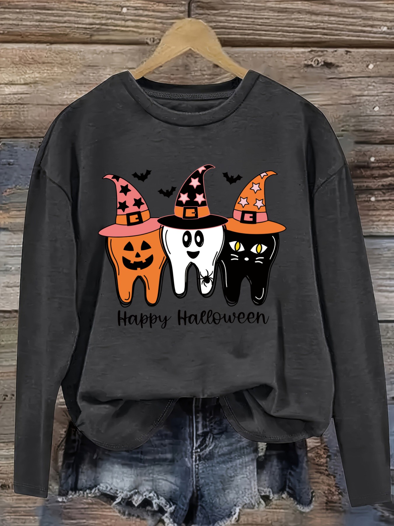 Women's Casual Long Sleeve Cre - огляд і ціна Costumes