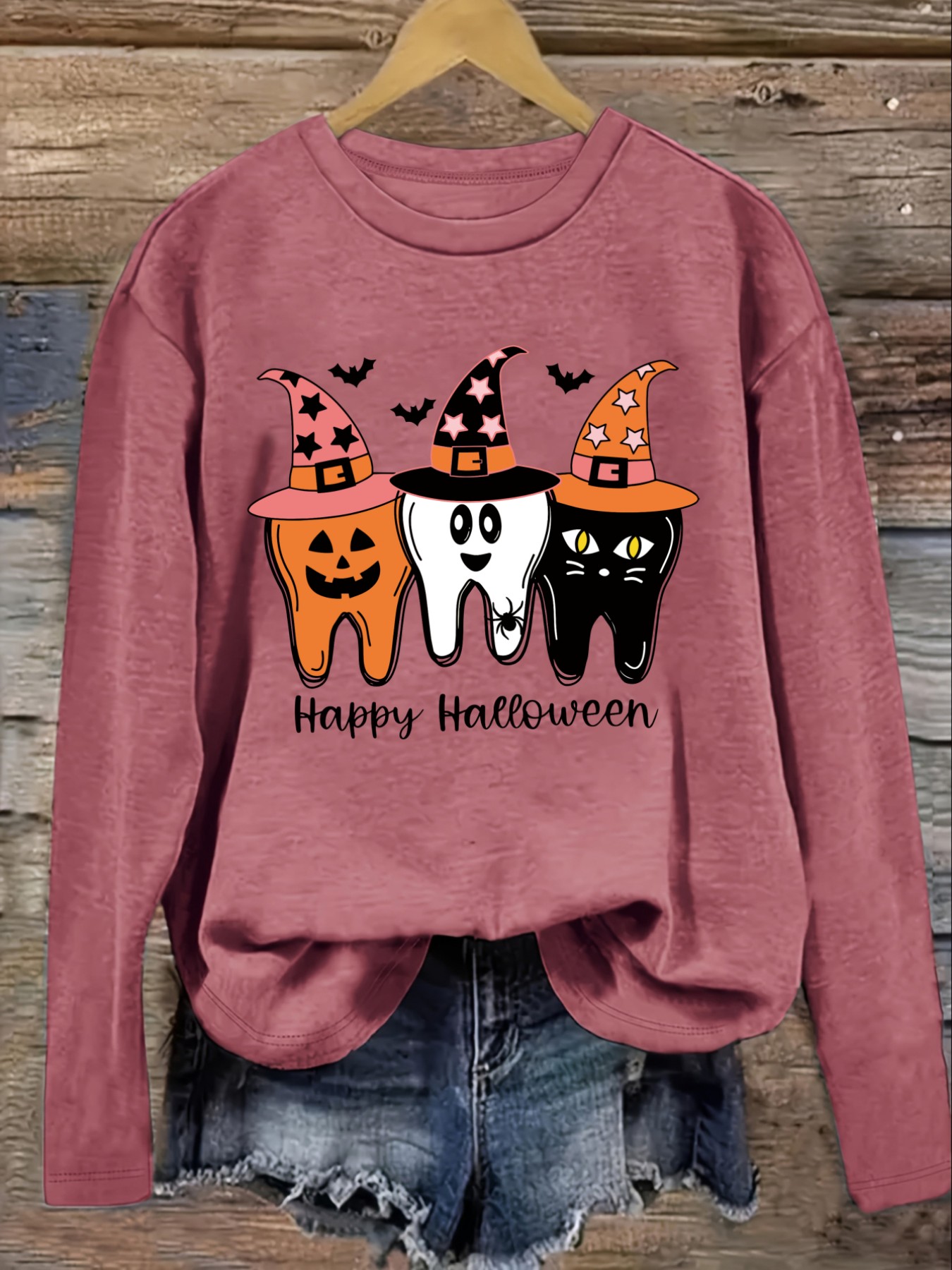Women's Casual Long Sleeve Cre - огляд і ціна Costumes