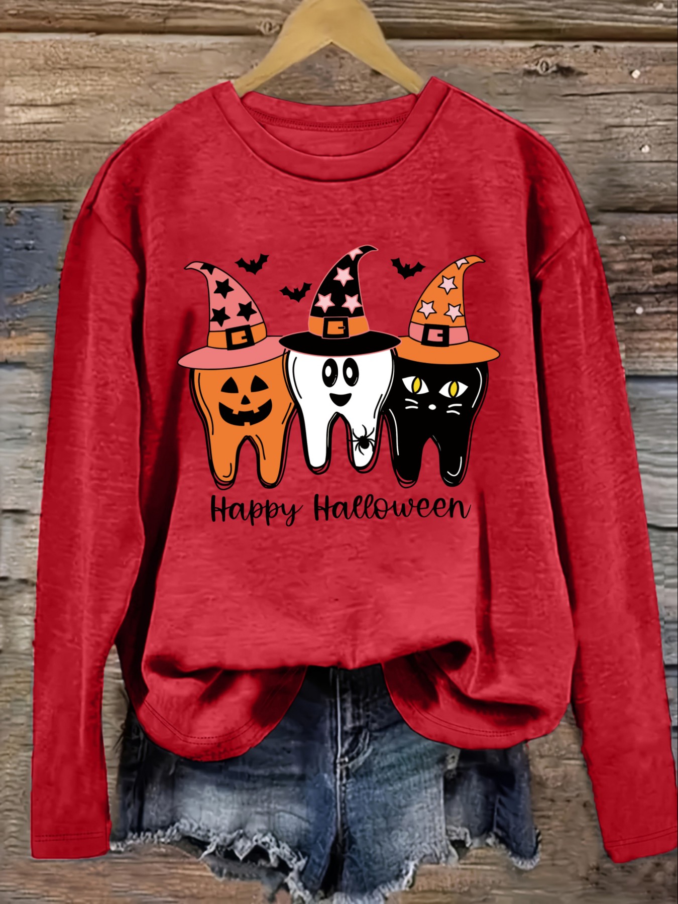Women's Casual Long Sleeve Cre - огляд і ціна Costumes