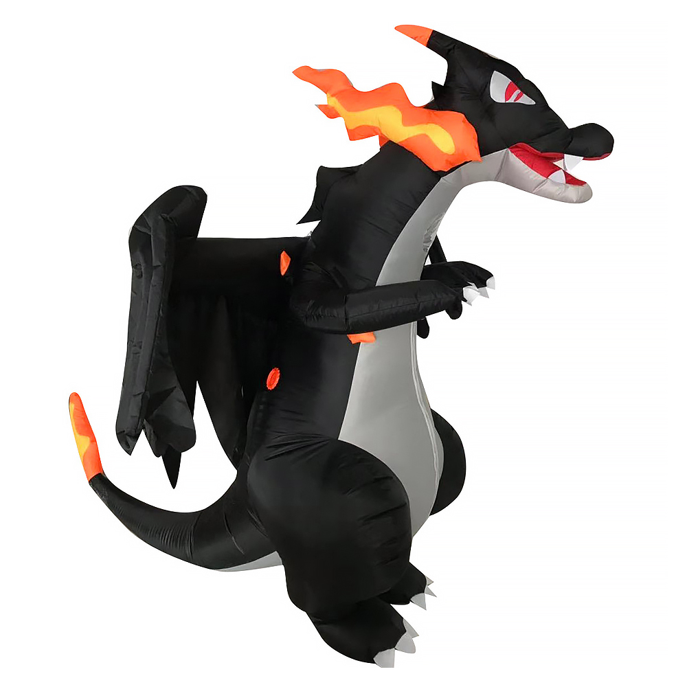 Adult Inflatable Black A fire- - огляд і ціна Inflatable Dinosaur Costume Adult