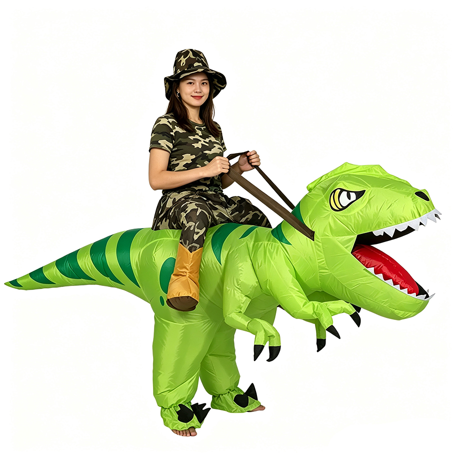 Inflatable T Rex Dinosaur Cost - огляд і ціна Inflatable Dinosaur Costume Adult
