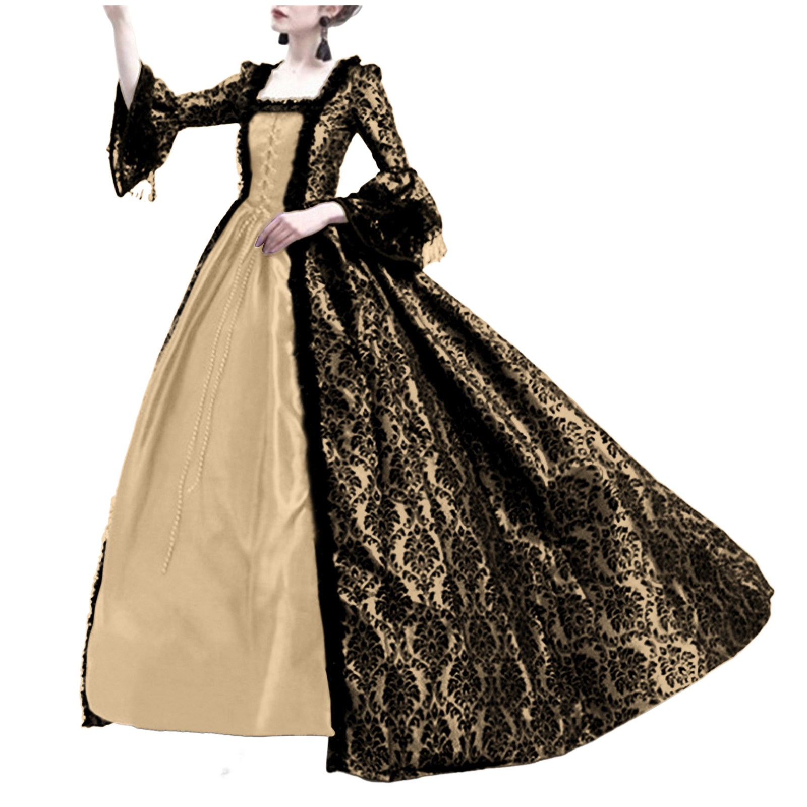 Halloween Cosplay Palace Women - огляд і ціна Medieval Renaissance Dress Women