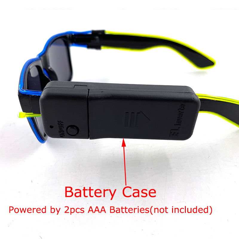 Wireless Cool LED Sunglasses f - огляд і ціна Glow In The Dark Party Glasses