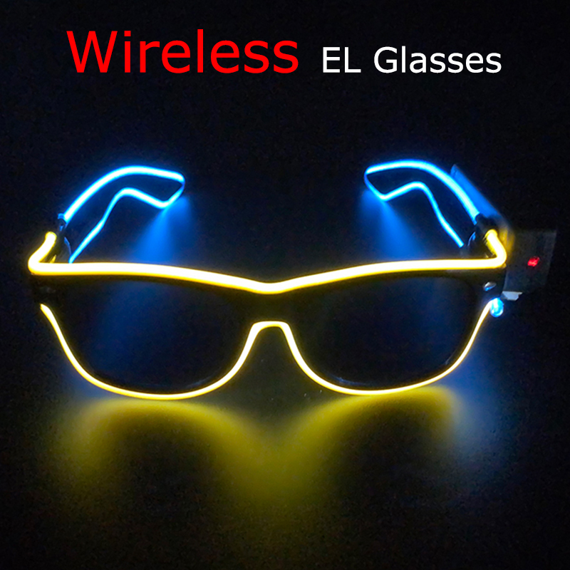 Wireless Cool LED Sunglasses f - огляд і ціна Glow In The Dark Party Glasses