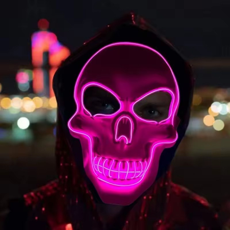 Neon Mask Led Light Up Party M - огляд і ціна Led Purge Mask Halloween