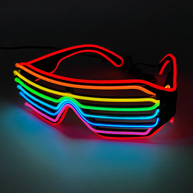 Fluorescent Colorful Glowing G - огляд і ціна Glow In The Dark Party Glasses