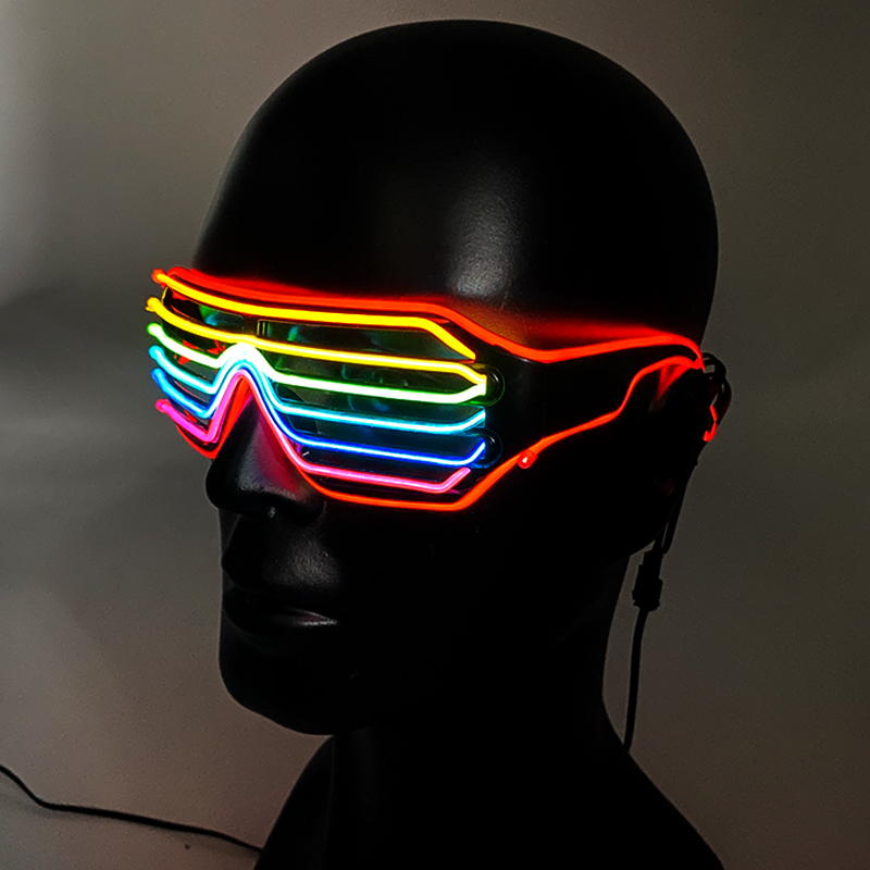 Fluorescent Colorful Glowing G - огляд і ціна Glow In The Dark Party Glasses